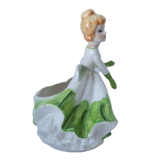 Vintage Relpo Lady Planter #5938 Japan Ceramic Mid Century - Picture 4 of 6